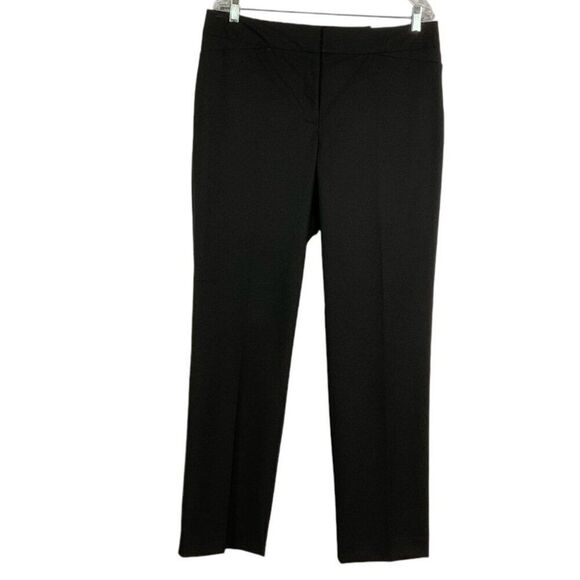 Ann Taylor Factory Mid Rise Straight Leg Pants, Size 12, Black, NWT - Picture 1 of 11